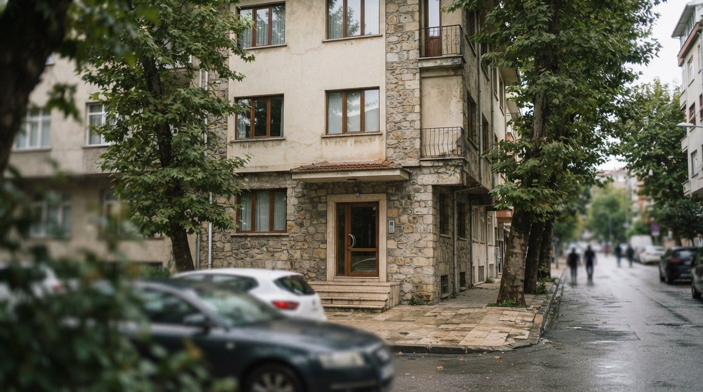 Büro binasının girişi
